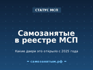 Самозанятые в реестре МСП с 2025: какие двери это открыло